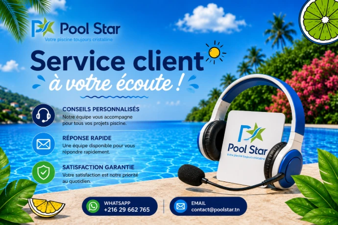 Pool Star – Service client à votre écoute