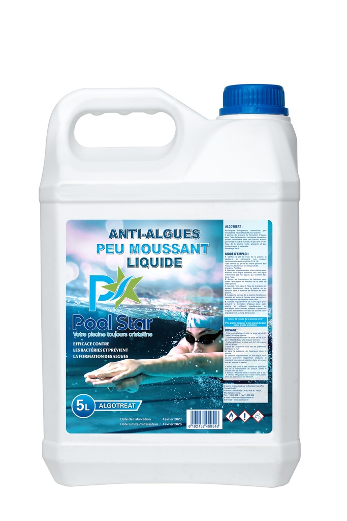 [ALGOTREAT-5] ANTI-ALGUES POOLSTAR ALGOTREAT 5L